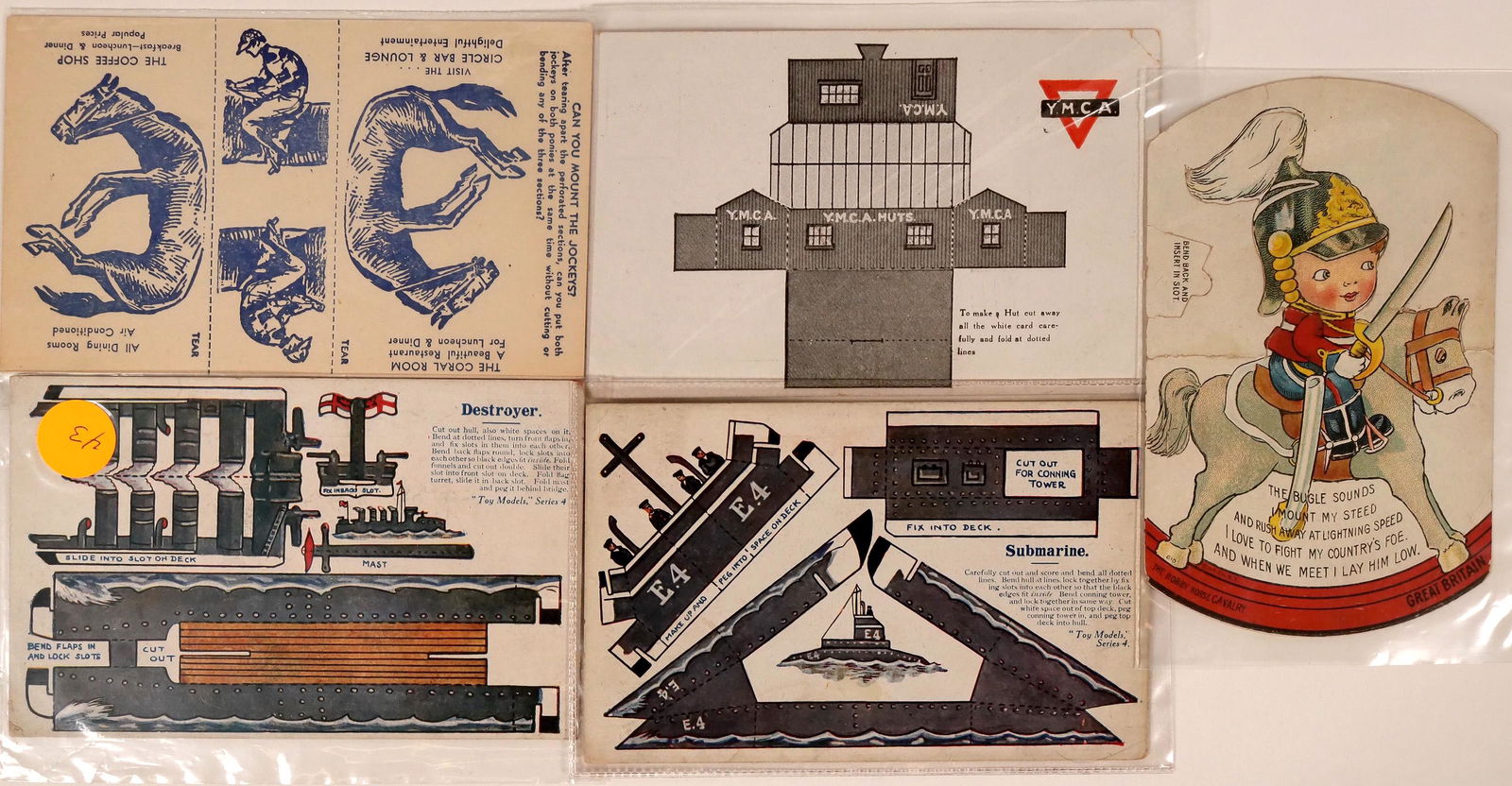 Cut Out Postcards Include Two from Toy Models Series (1 of 1)