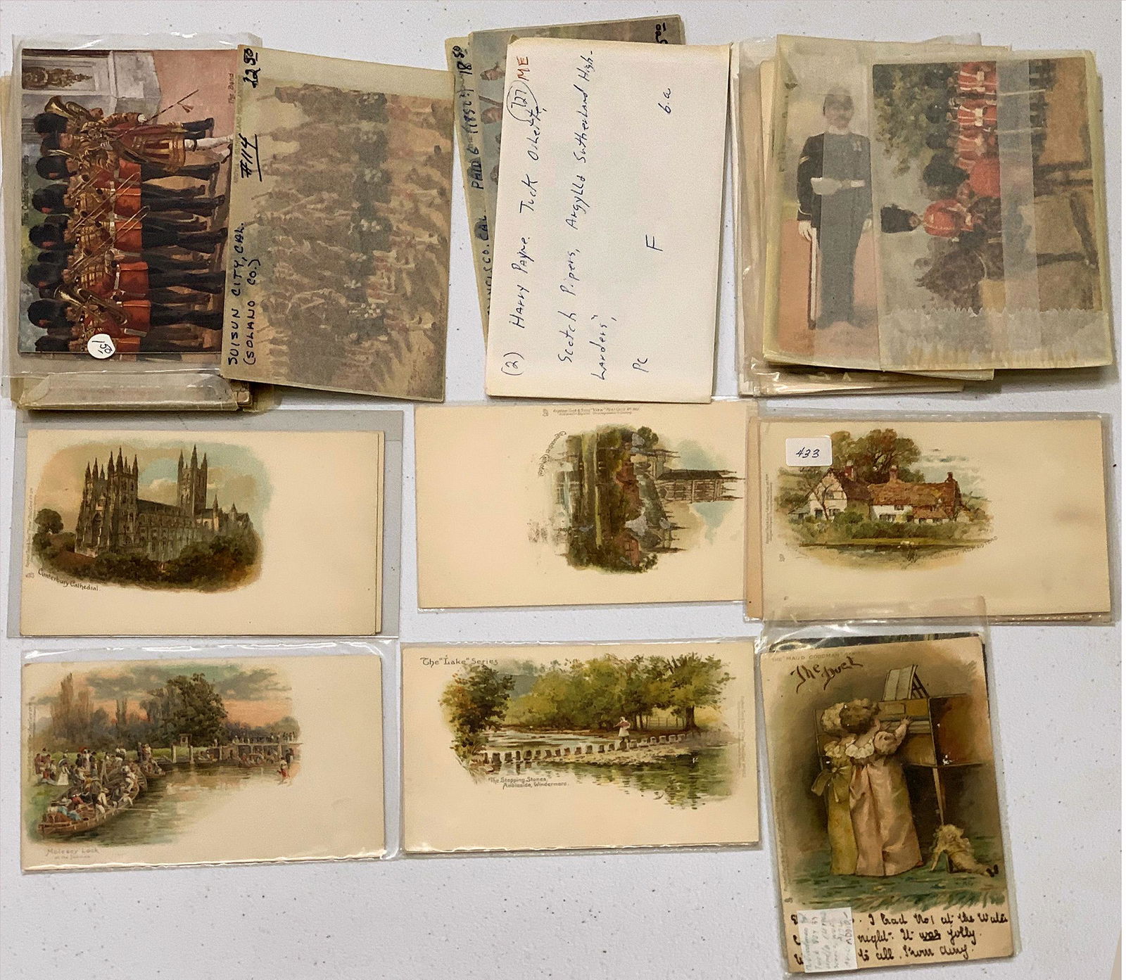 Large Group of Tuck Postcards Includes Harry Payne and (1 of 1)