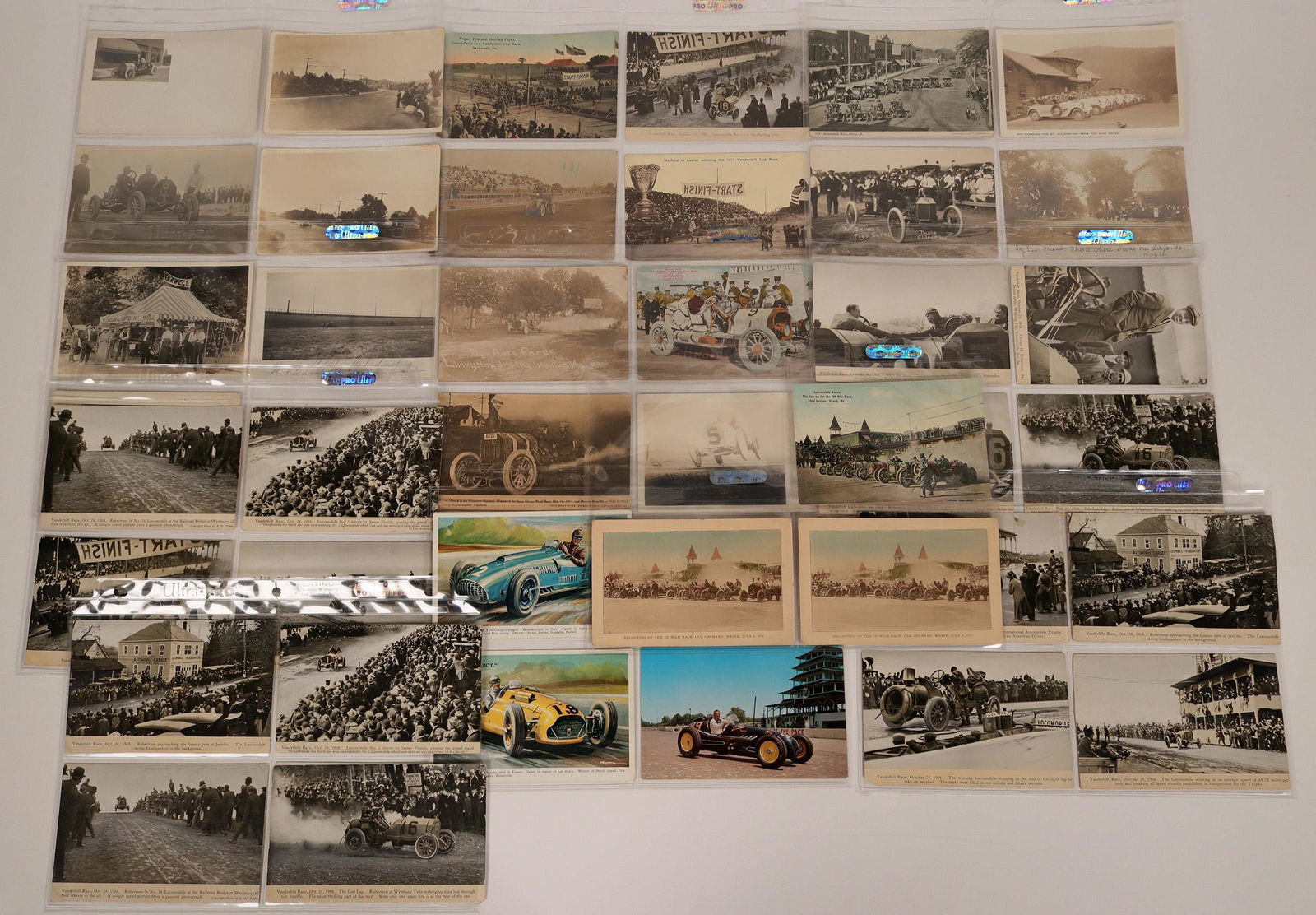 Early Auto Racing Postcard Collection  (113125) (1 of 1)