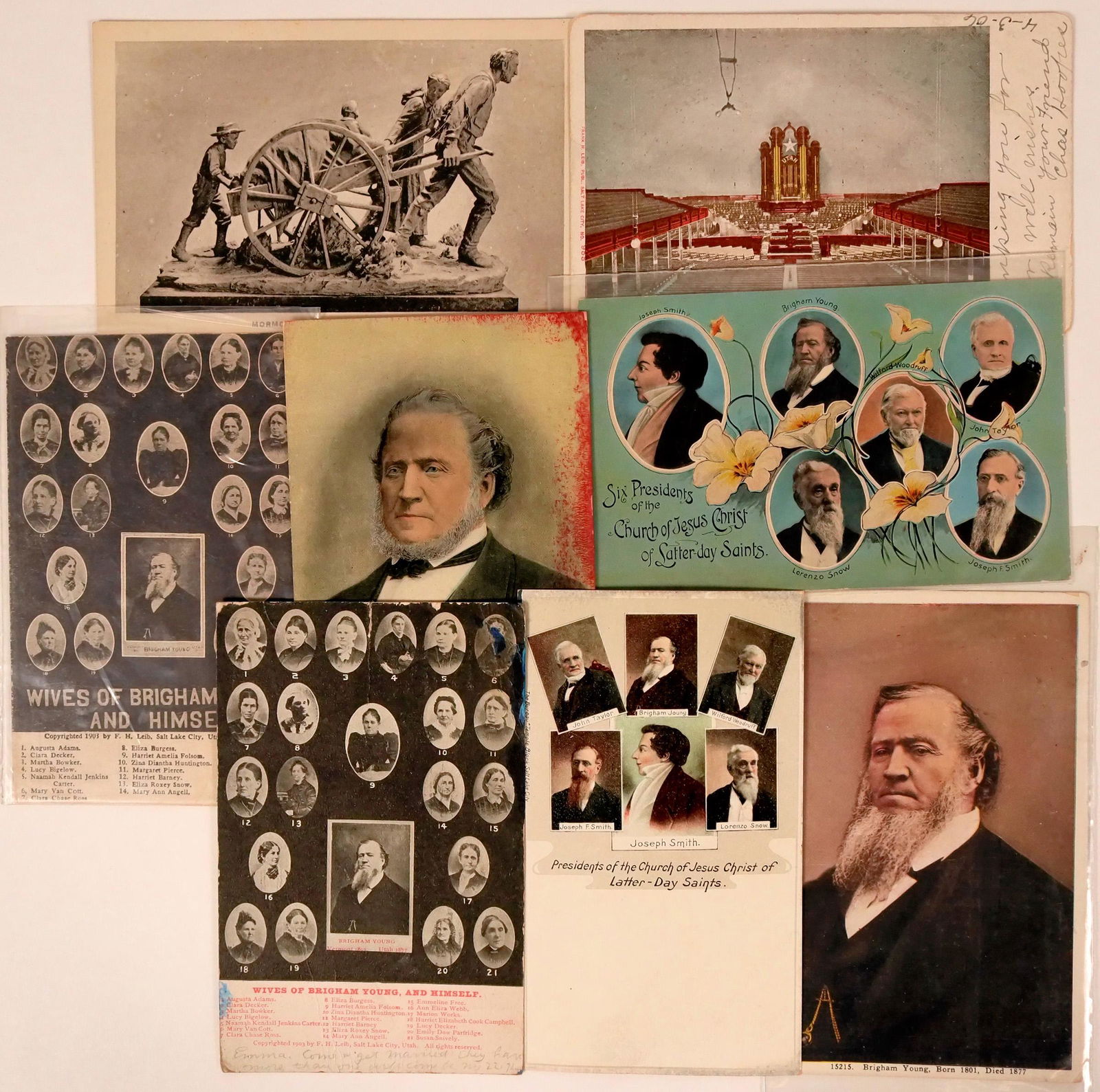 Group of Mormon Postcards (7)  (111559) (1 of 1)