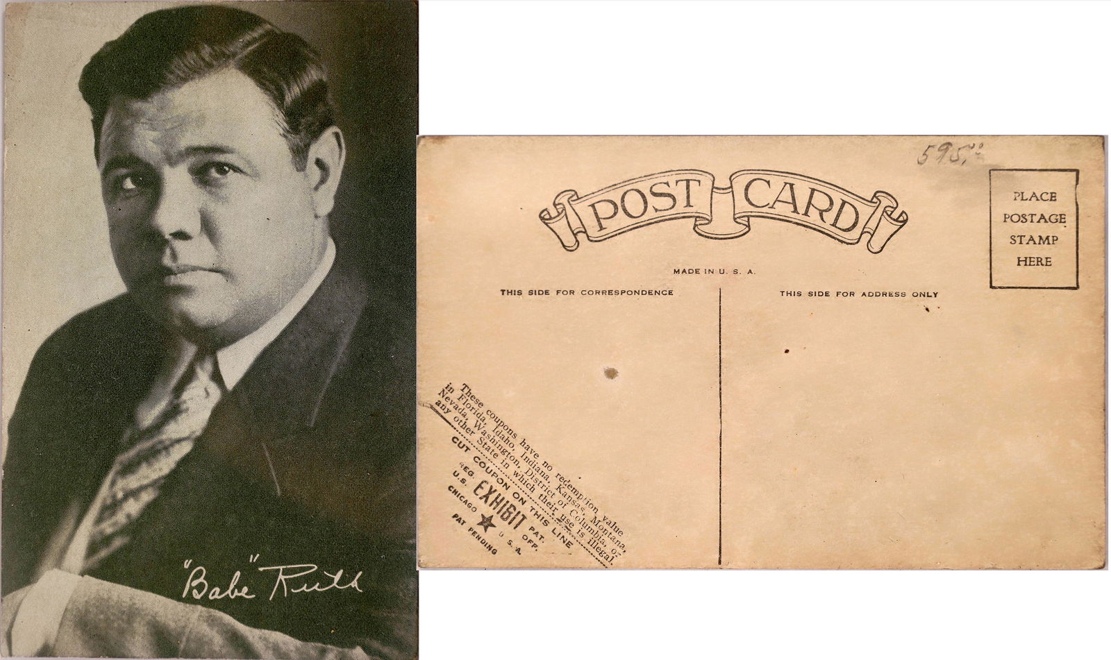 Babe Ruth RPC (126483): A very nice RPC of George Herman "Babe" Ruth in a more reflective pose. I suppose I could go on about his accomplishments when it came to the game of baseball, but those accomplishments and the man hi