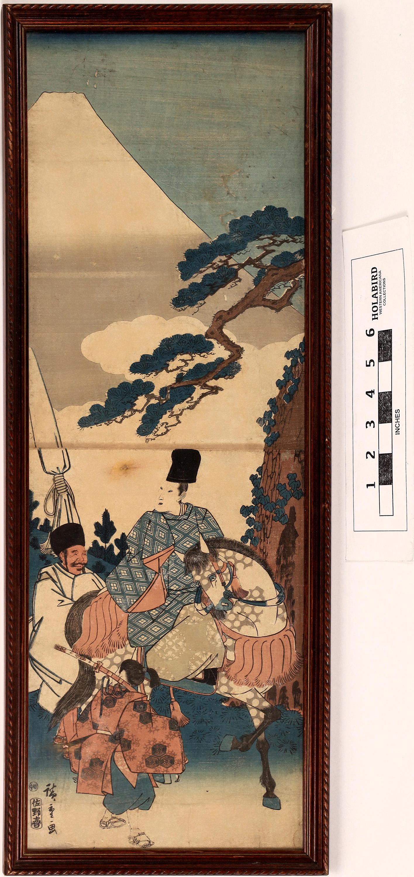 Woodblock Print by Japanese Artist Sanoya Kihei (1 of 1)