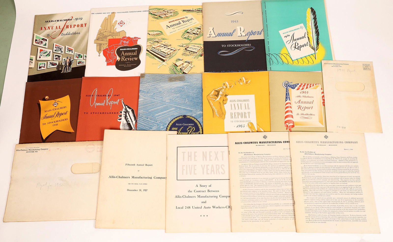 Allis-Chalmers  Stockholders Reports  [129896] (1 of 1)