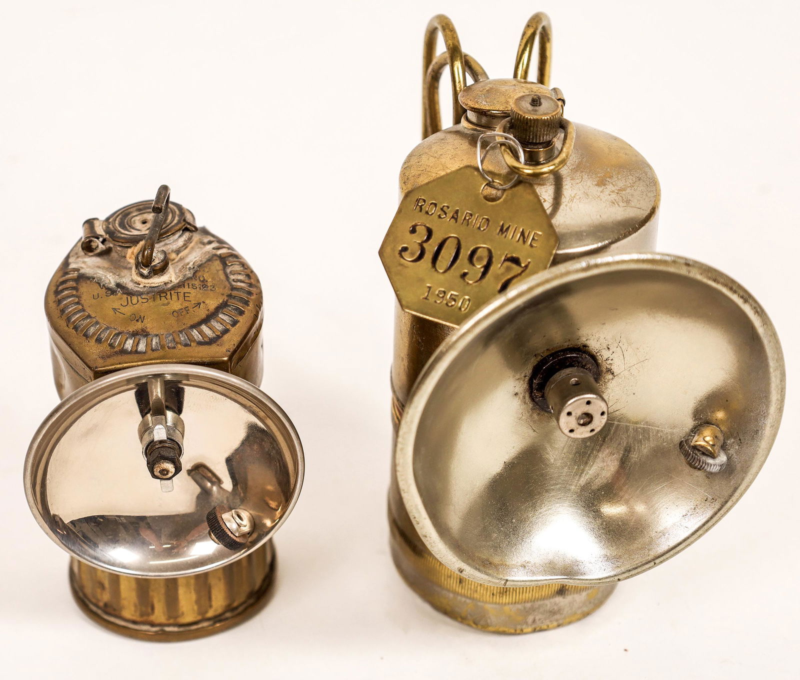 Carbide Lamps - 2, from Rosario Mine in Honduras (1 of 2)