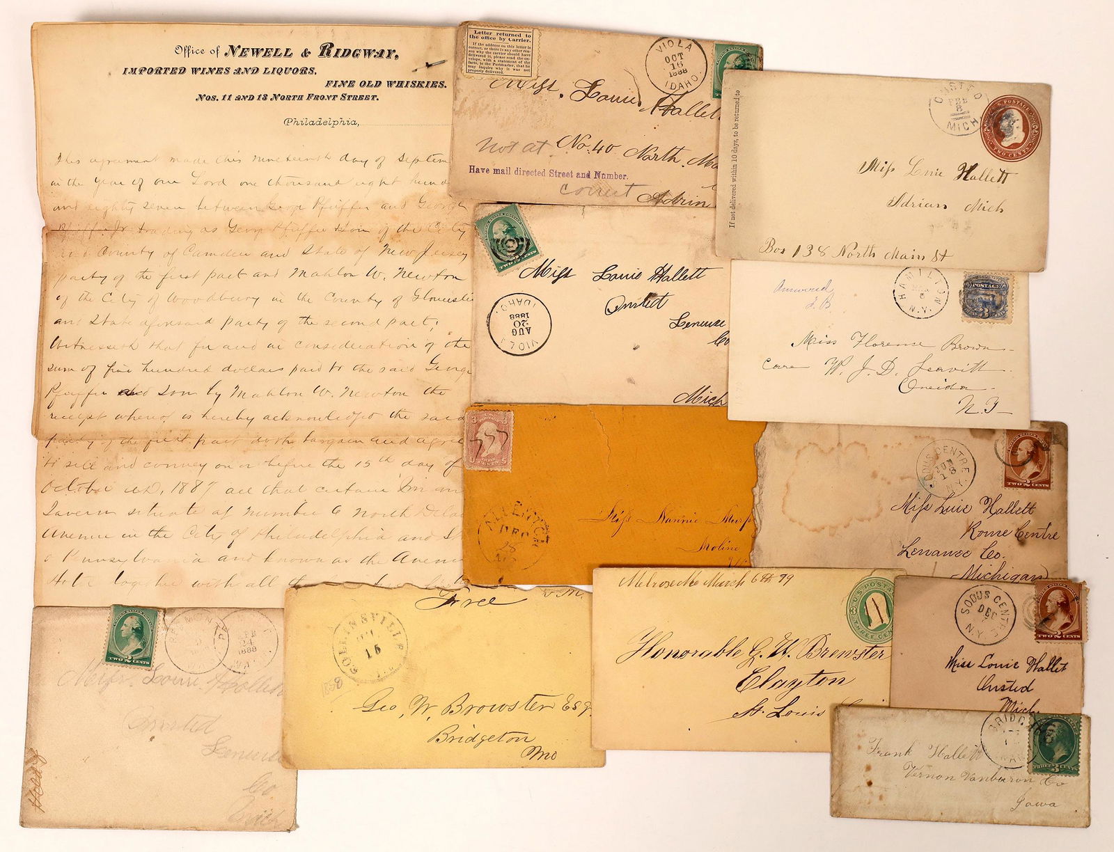 Early Postal History and Letter Collection  [131789] (1 of 1)