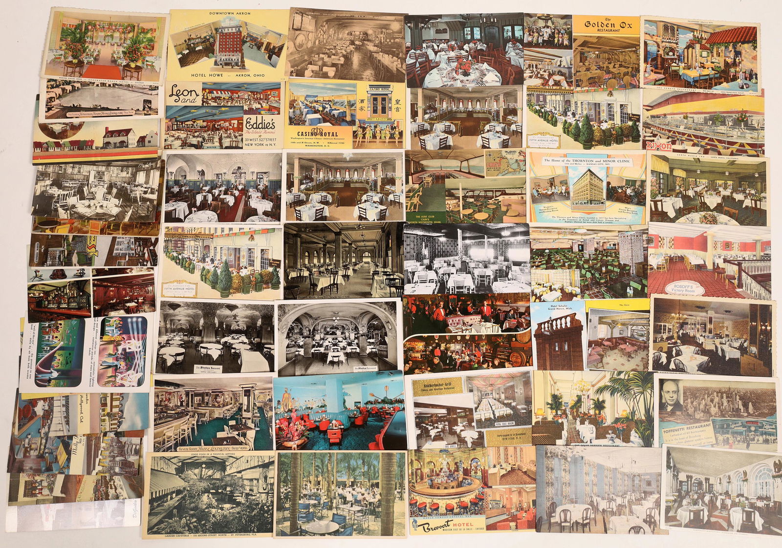 Restaurant Advertising Postcards from Around the (1 of 1)