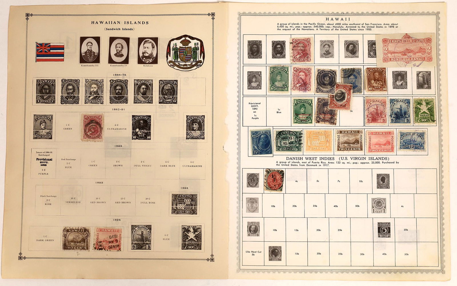 Hawaiian Stamp Collection  [132978] (1 of 1)