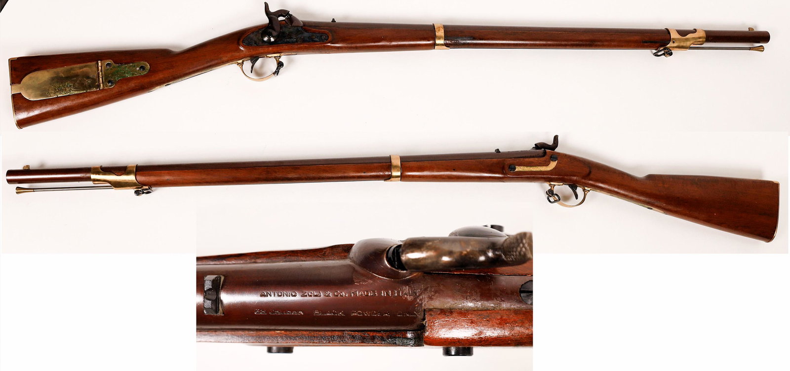 Model 1841 Mississippi Rifle Reproduction by Antonio: This is a NIB Model 1841 "Mississippi rifle" made by Antonio Zoli and imported by Navy Arms S/N 26573. This is a reproduction black powder rifle of an 1841 pattern rifle made at the Harpers Ferry Arse