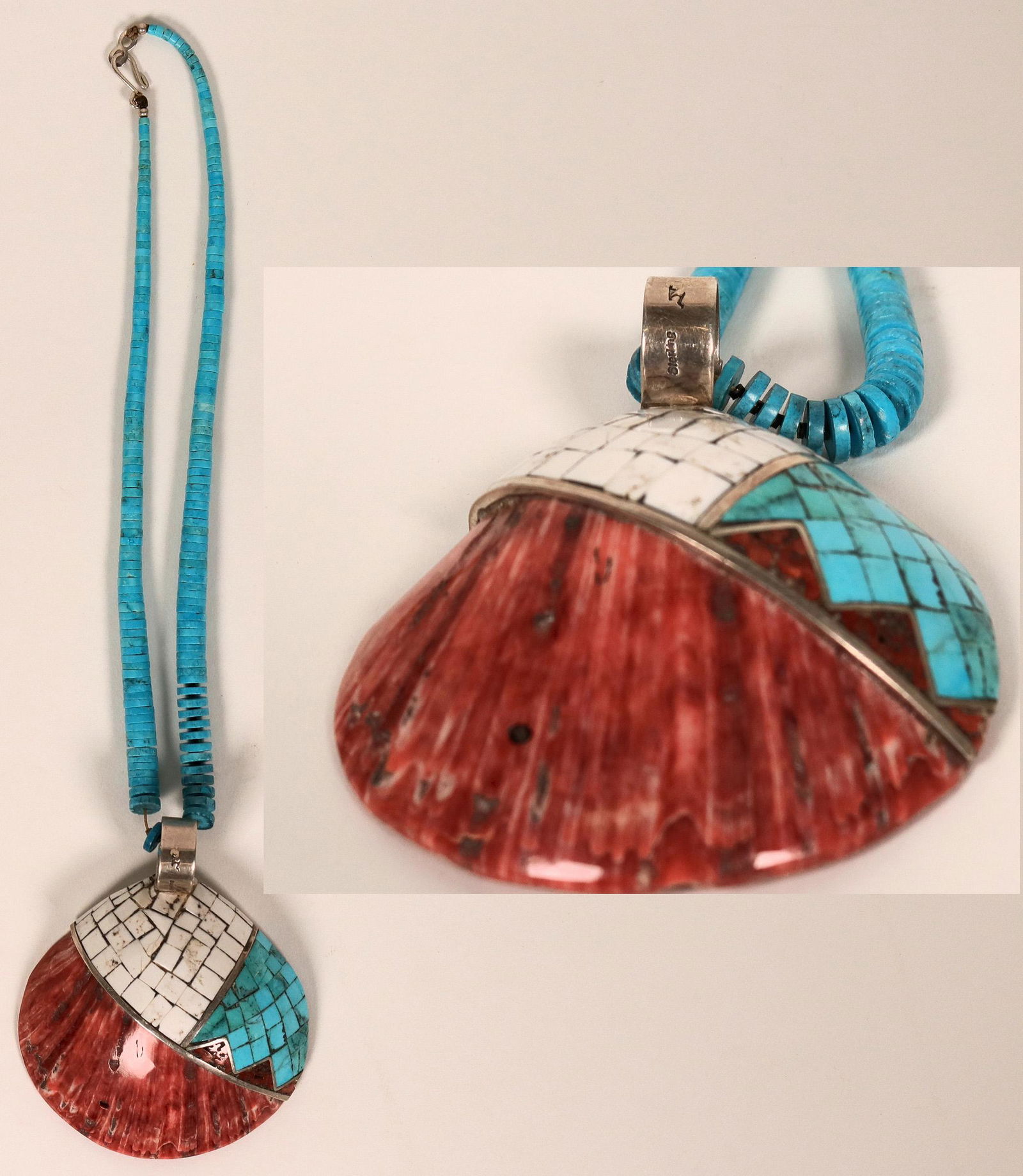 Kewa (Santo Domingo) Pueblo Necklace - VINTAGE! (1 of 1)