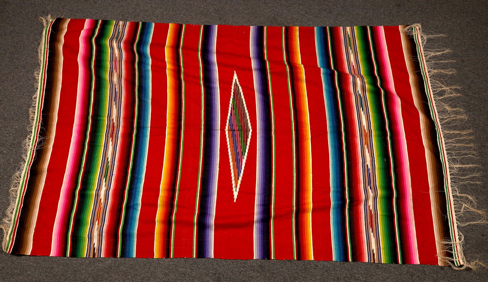 Vintage Mexican  Beaver State Shawl and Blanket (1 of 2)