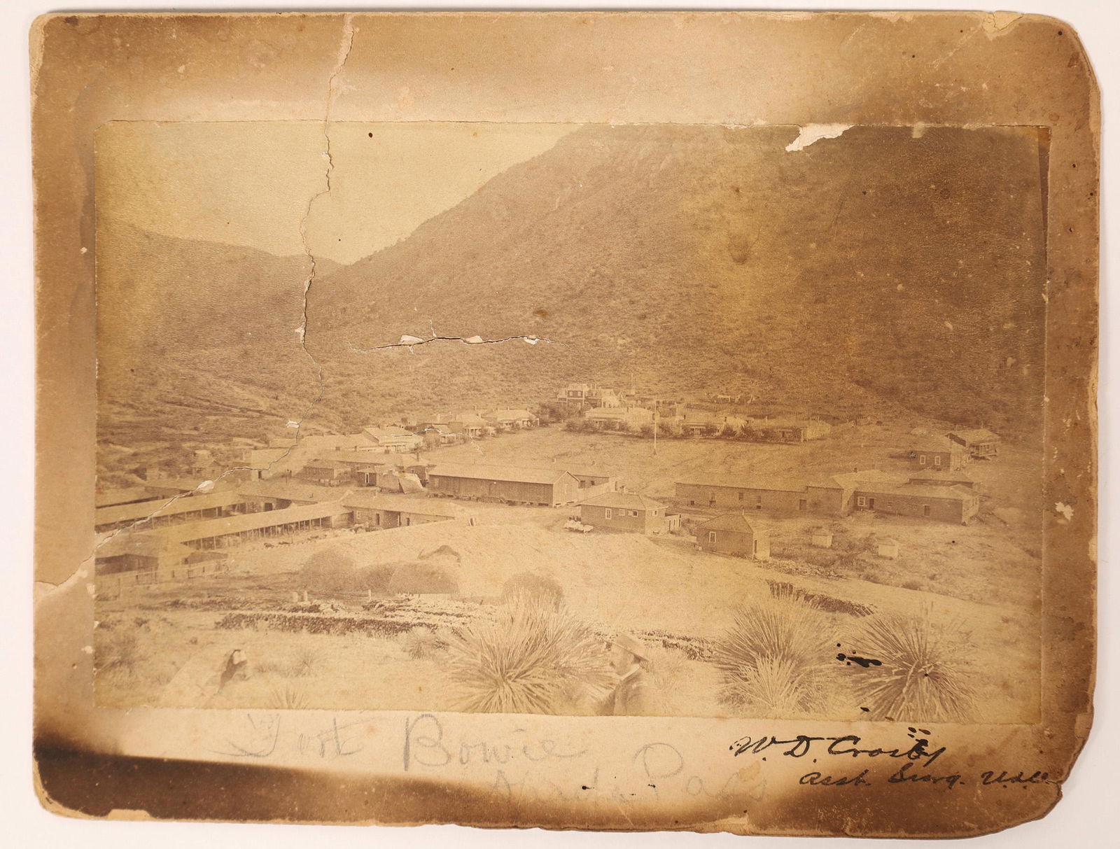 Photo Card of Fort Bowie, Arizona Territory  [131774] (1 of 2)