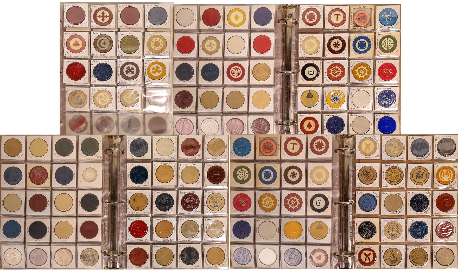 Vintage Poker Chip Collection  [132036] (1 of 4)