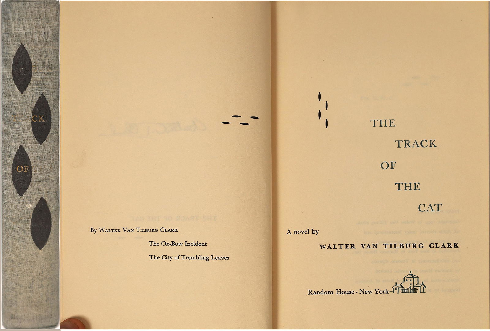 Ã¬Track of the CatÃ® by Walter Van Tilburg Clark and (1 of 1)
