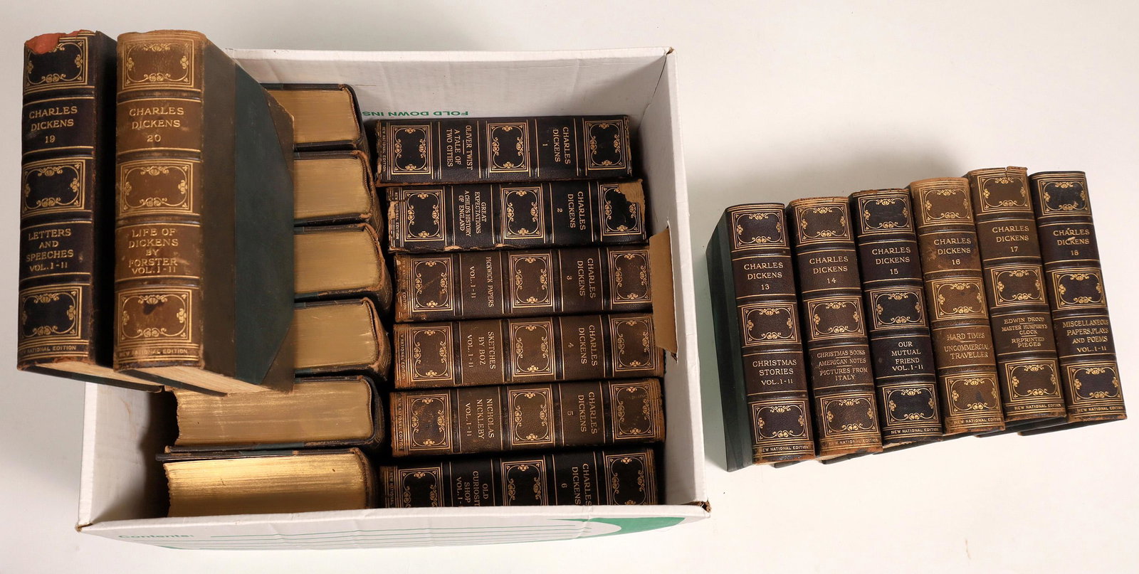 Charles Dickens Works, 20 Volumes  [132837] (1 of 1)