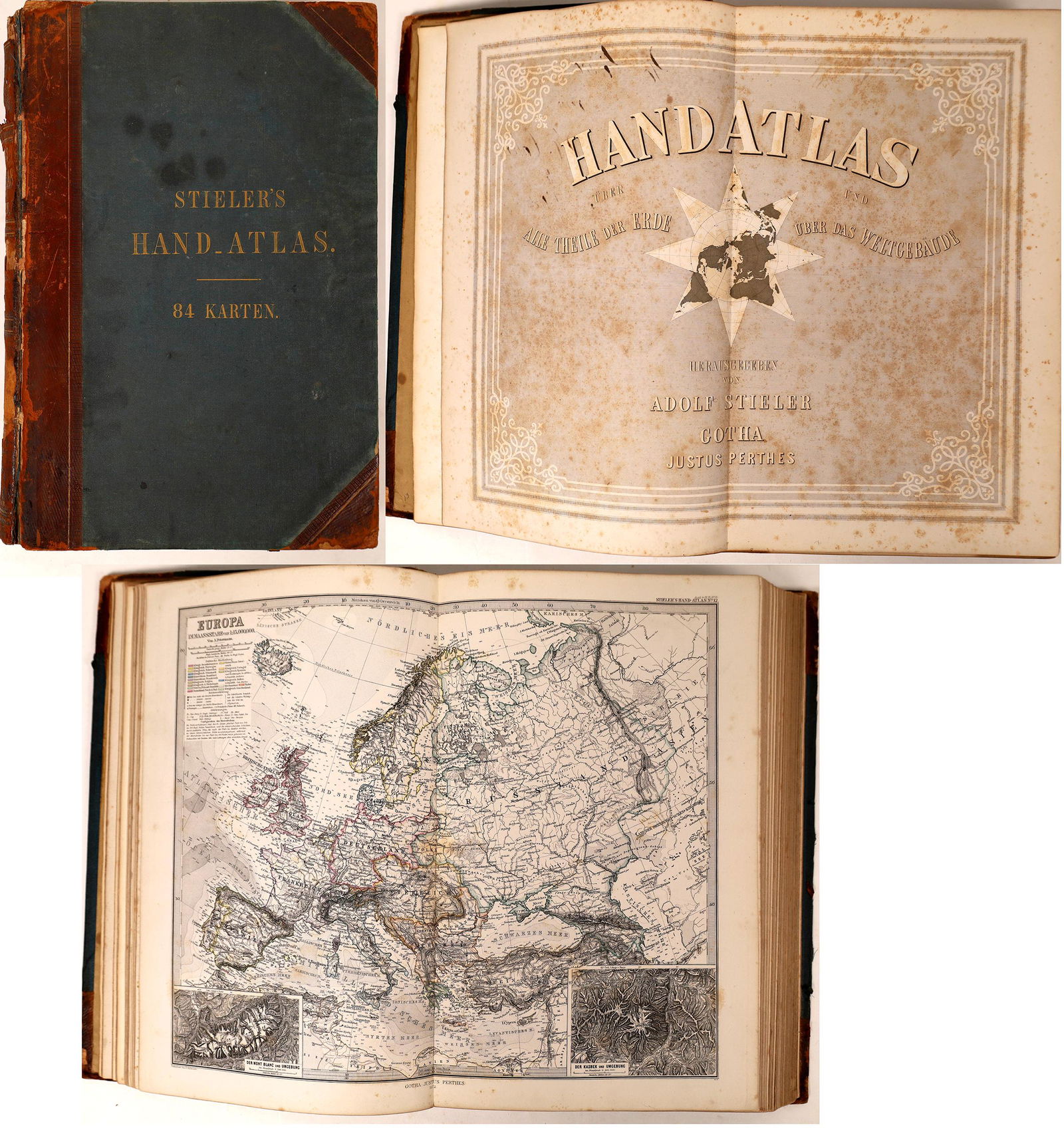 StielerÃ­s Hand Atlas 5th Ed. 1872  [129903] (1 of 1)