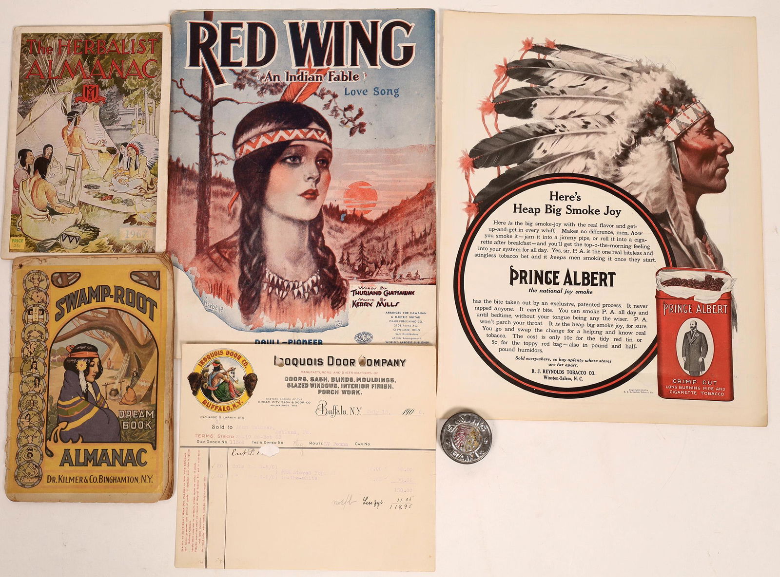 Indian Themed Almanac and Advertising  [133784] (1 of 1)