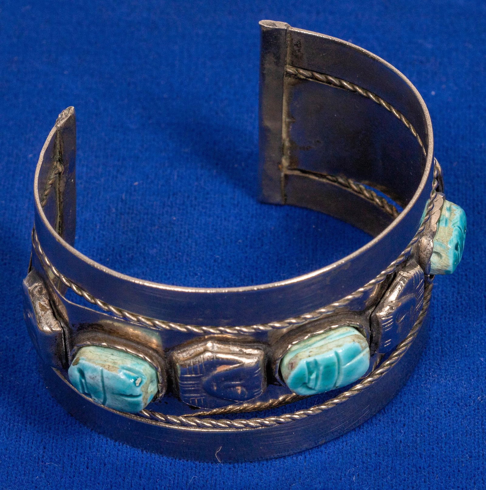 Tibetan Egyptian Style Cuff  [133864] (1 of 2)