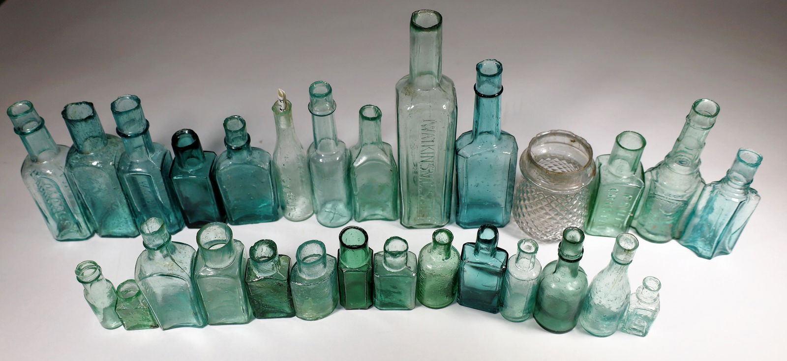 British Shear Top Antique Bottle Collection (28) (1 of 1)