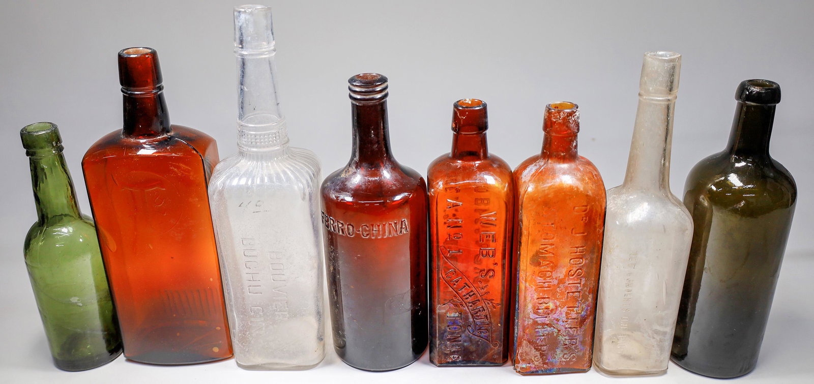 Whiskey and Bitters Bottle Group (12)  [132468] (1 of 2)