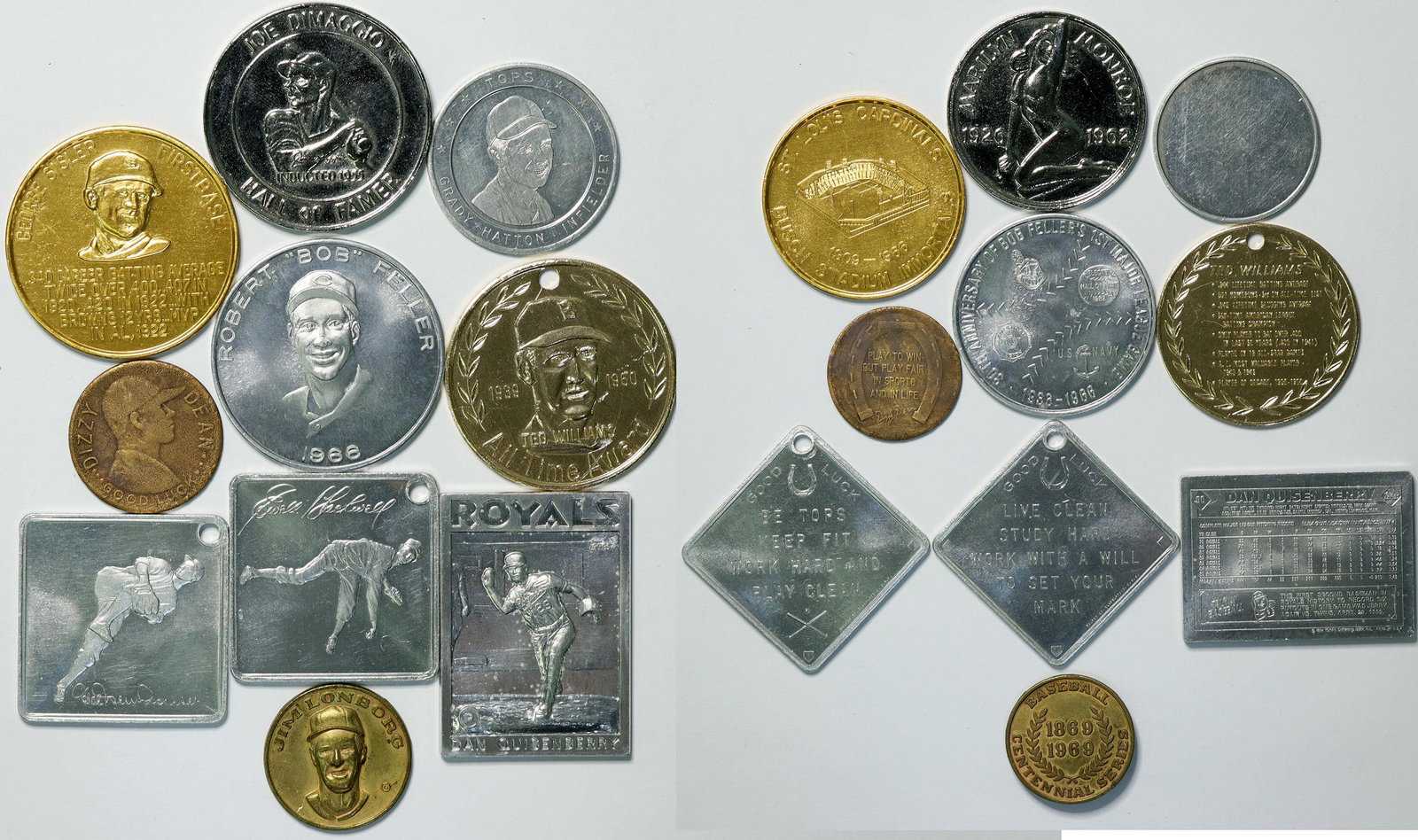 Famous Baseball Players Medal Collection  [135470] (1 of 1)