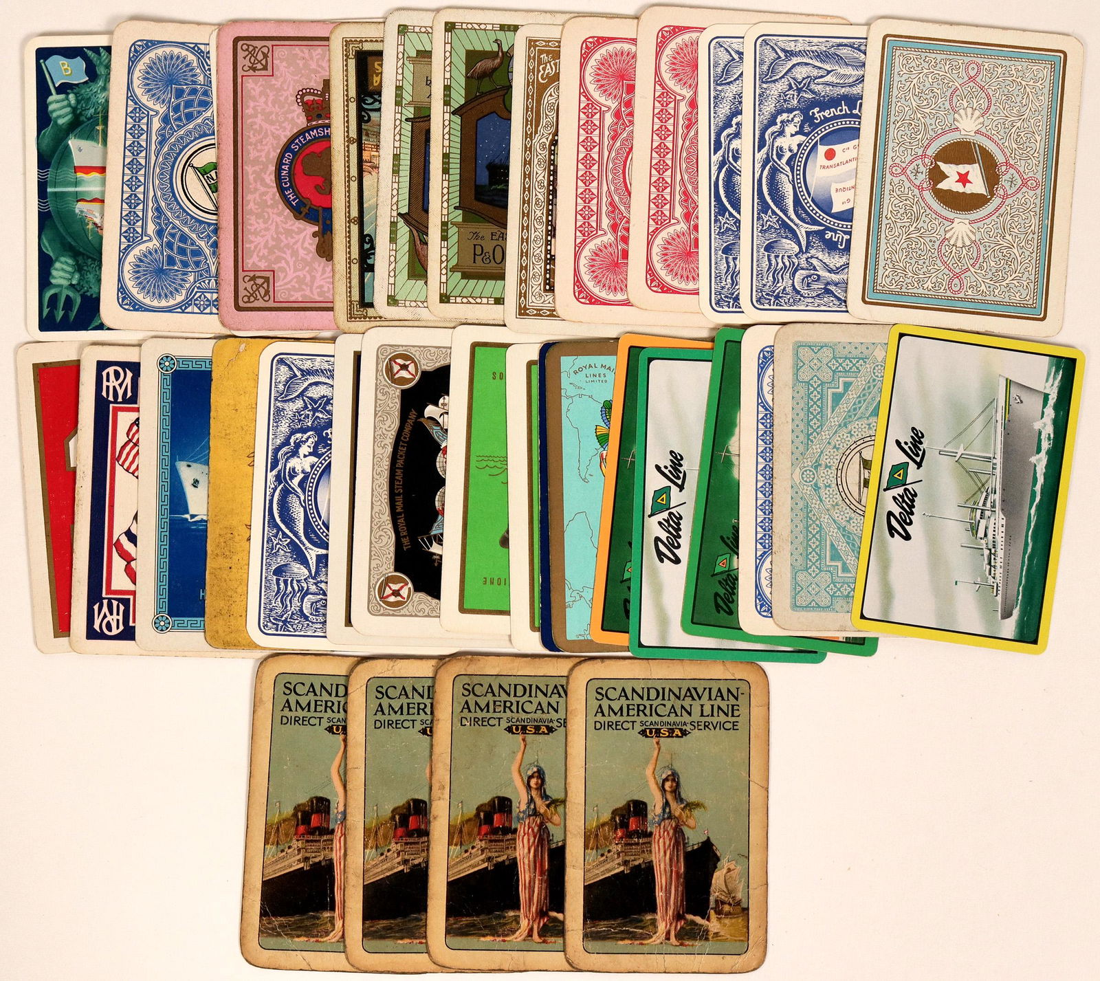Tour Ships and Ship Companies Advertising Playing Cards (1 of 1)