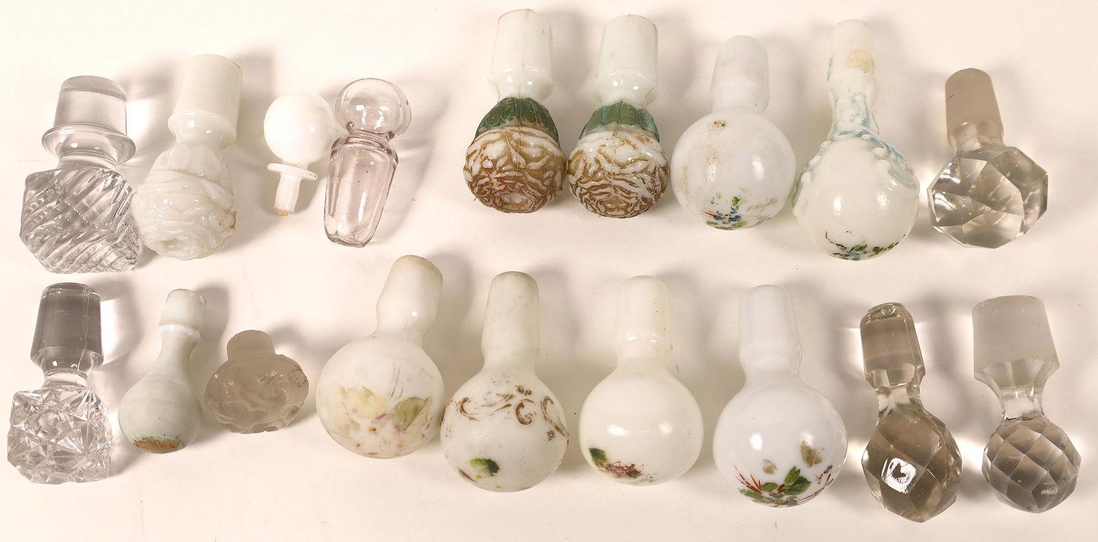 Old Glass Bottle Stopper Collection  [131805] (1 of 1)