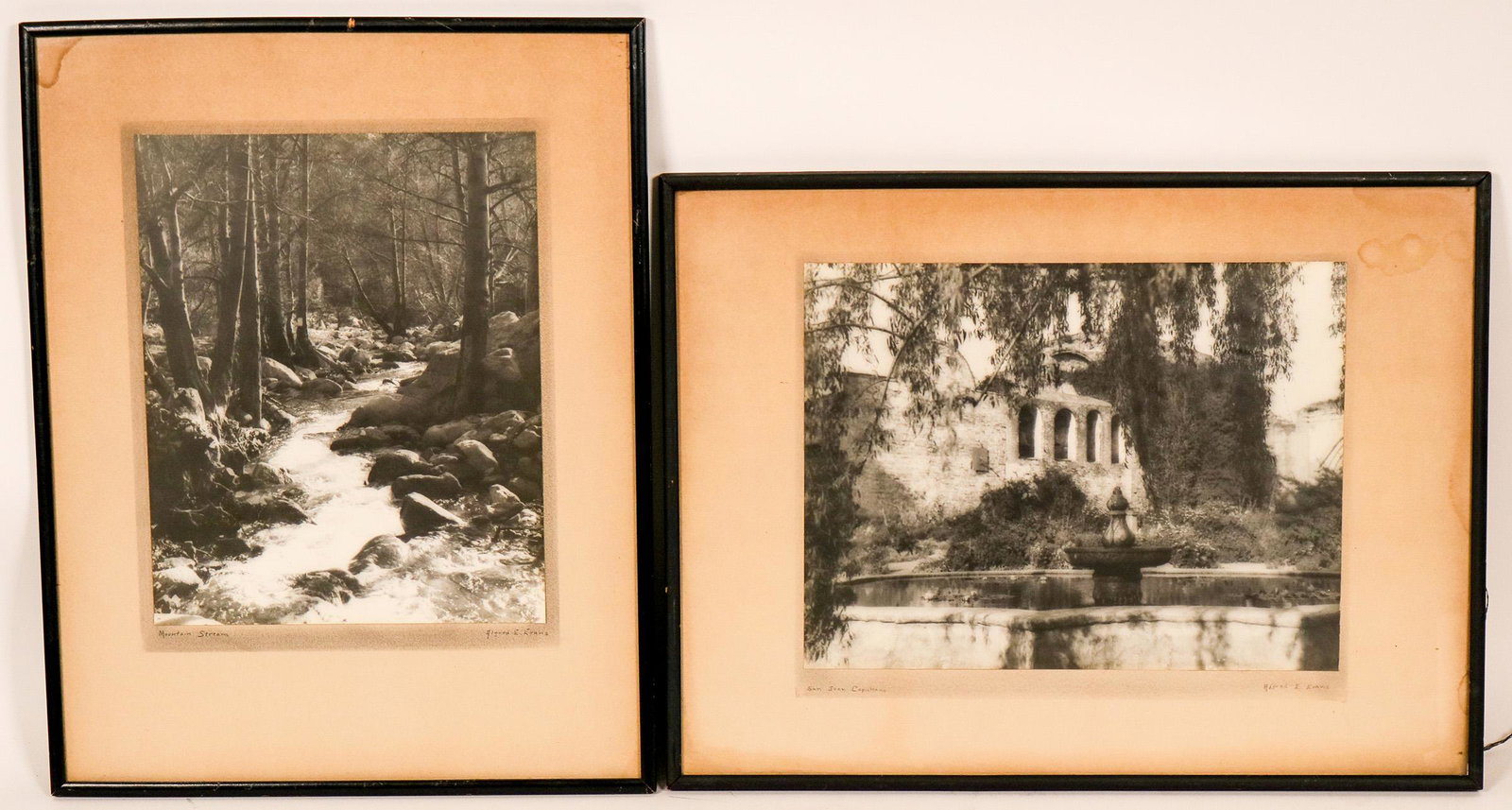 Two B/W Photographs by Alfred Evans  [116733] (1 of 1)