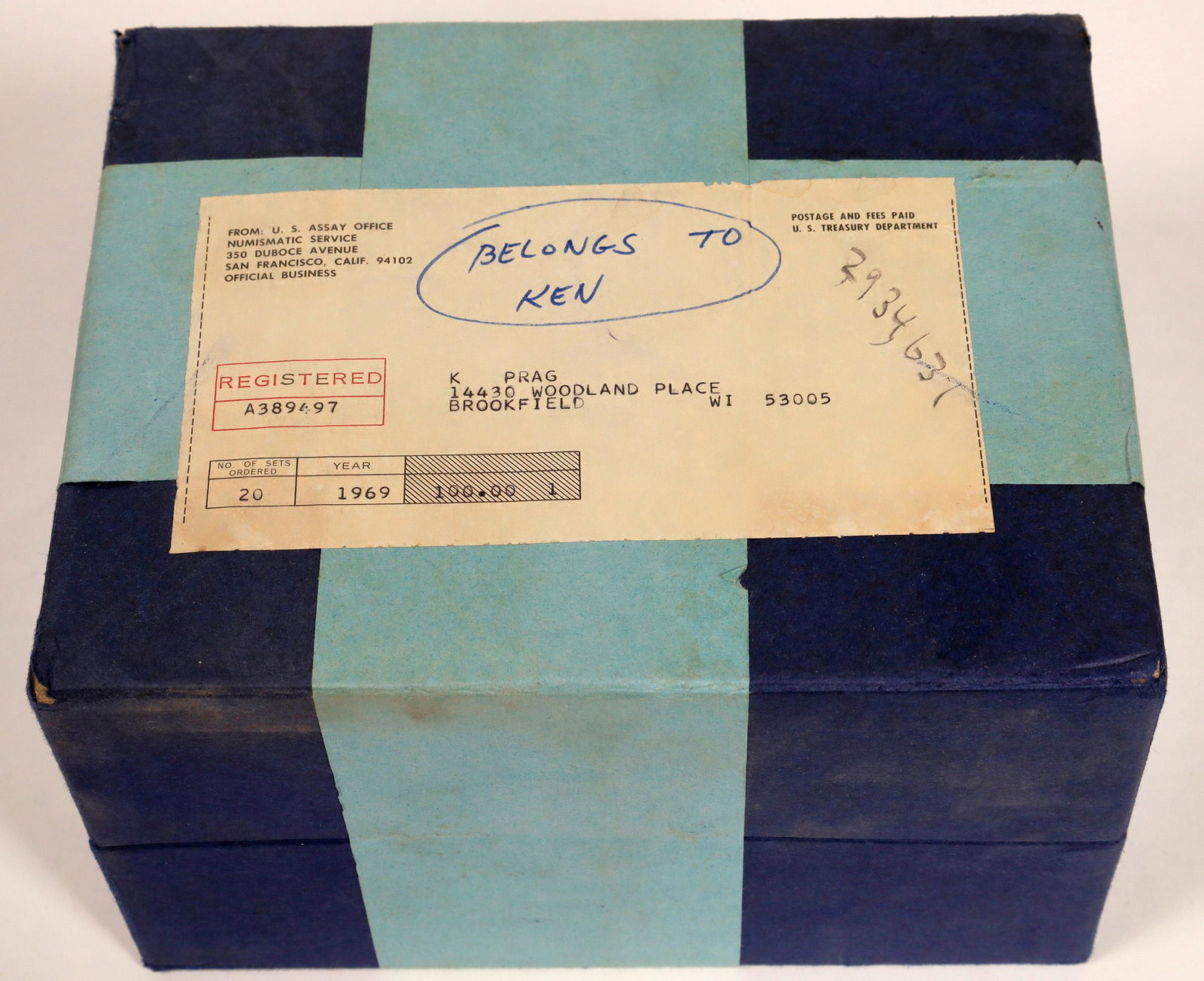 Original Unopened Box of 20 U.S. Proof Sets  [124792] (1 of 2)