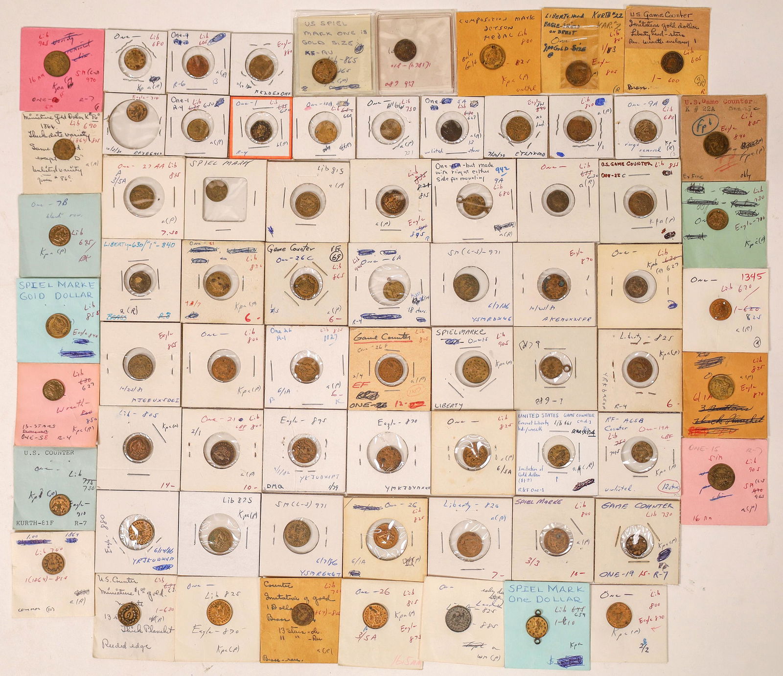 $1 Liberty Head Counter Hoard (71)  [126132] (1 of 1)