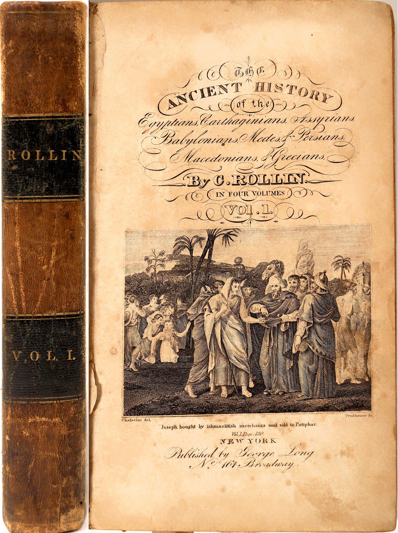 "Ancient History, Volume I" by Rollin  [136848] (1 of 4)