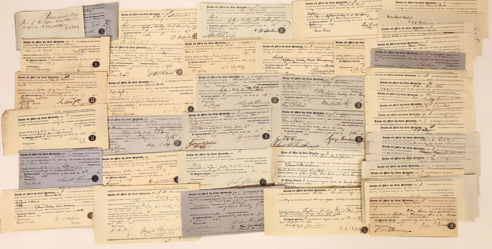 Lykens Valley Coal Company Stock Certificate Archive Aug 09, 2021