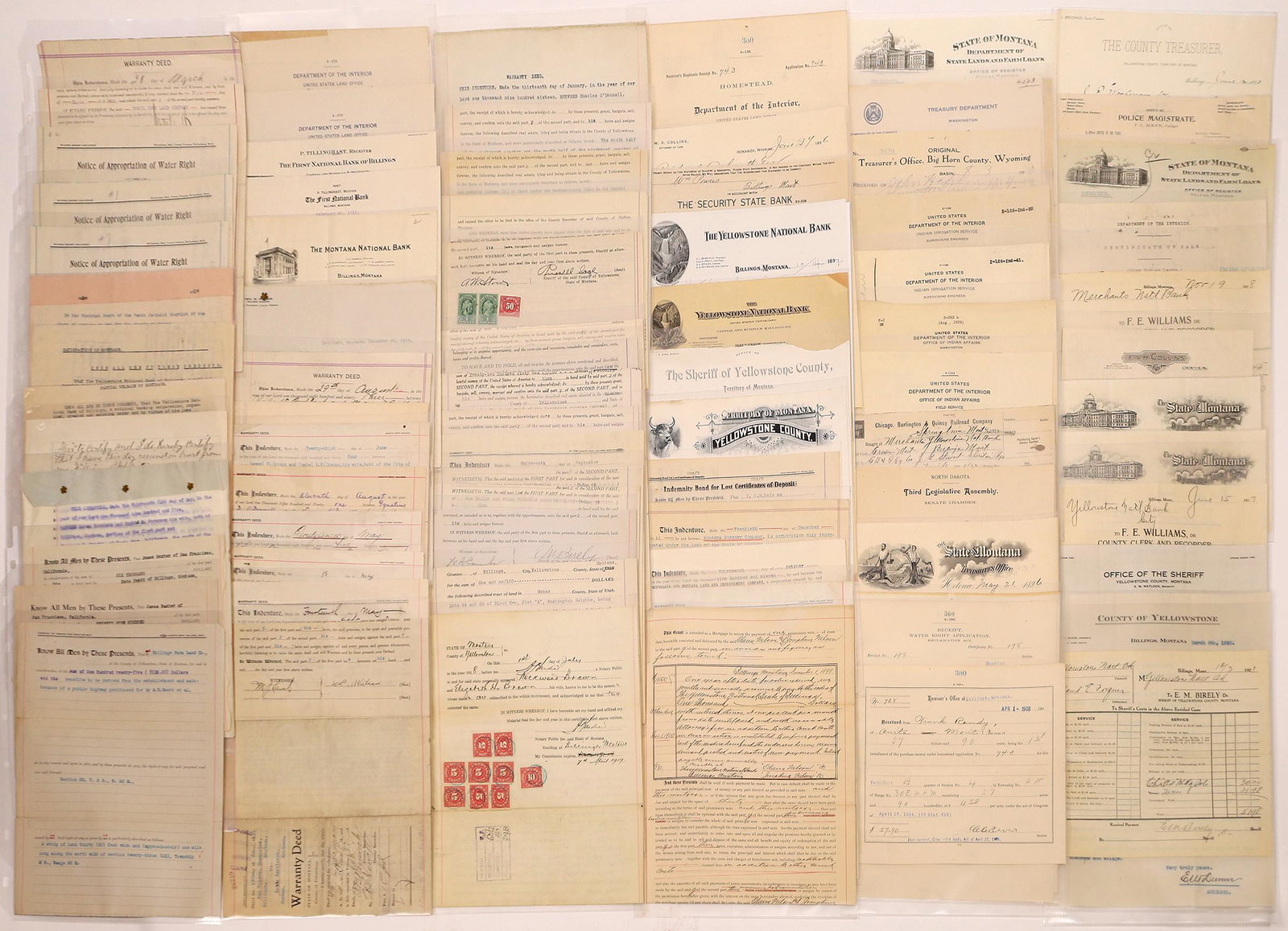 Billheads, Letterhead & Letters from Billings (Approx. (1 of 2)