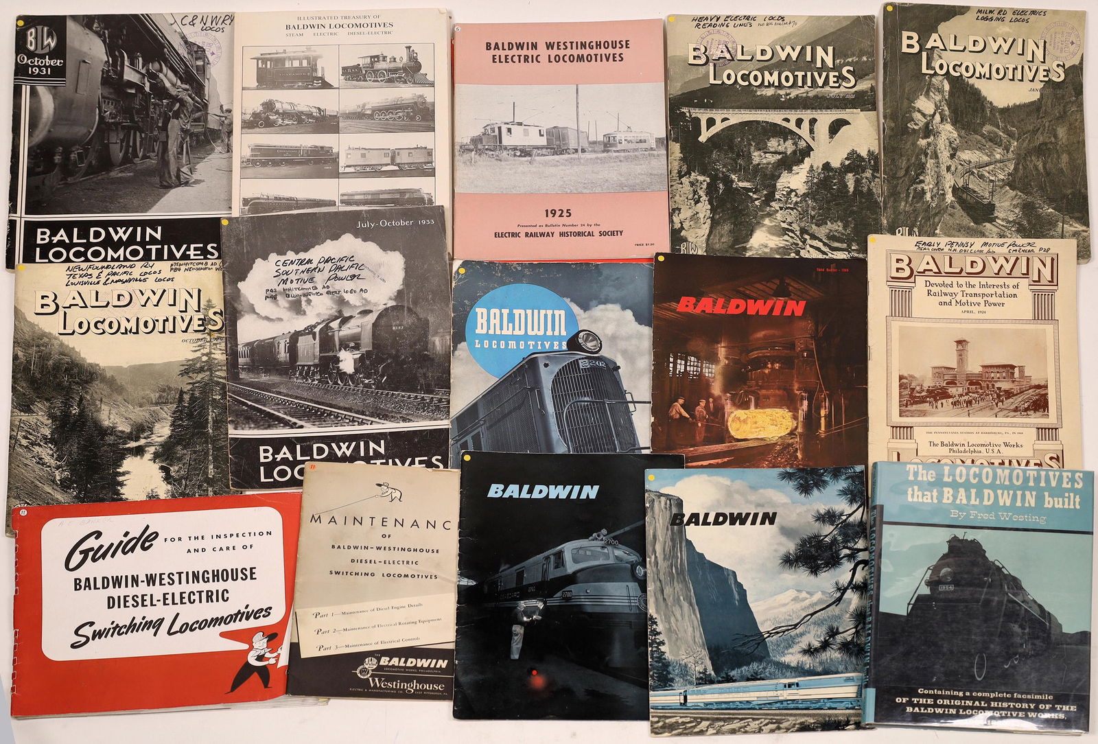 Baldwin-Westinghouse Diesel Locomotive Booklets (15+) (1 of 1)