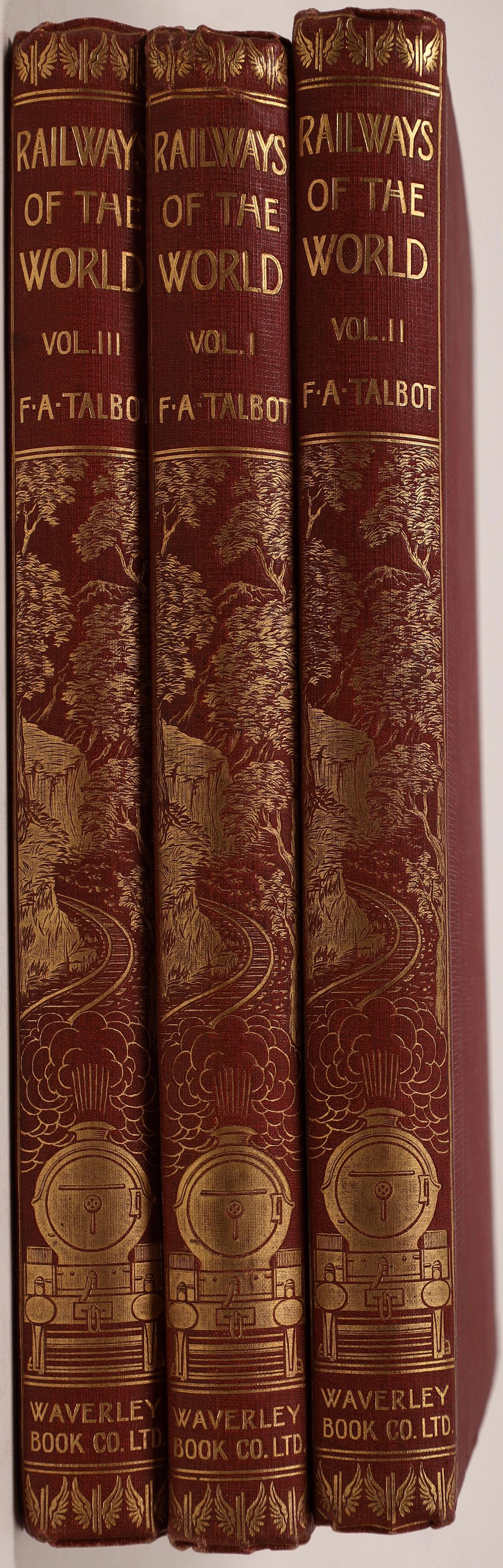 Railways of the World Vol. 1,2 & 3 by F. Talbot (1 of 1)