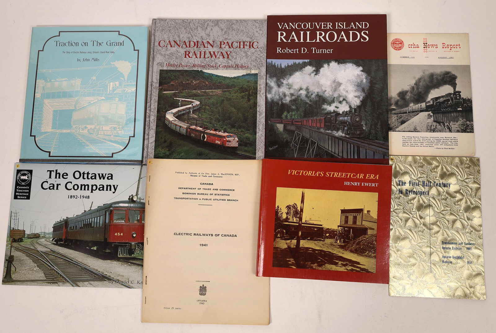 Canadian Railroad Book Collection (8)  [129770] (1 of 1)