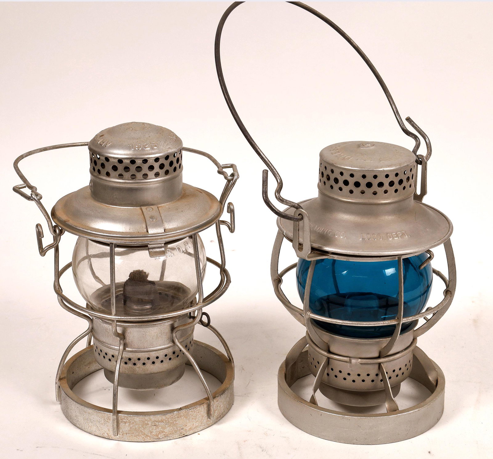 Armspear/Dressel Conductor's Lanterns - 2, Reading & (1 of 4)