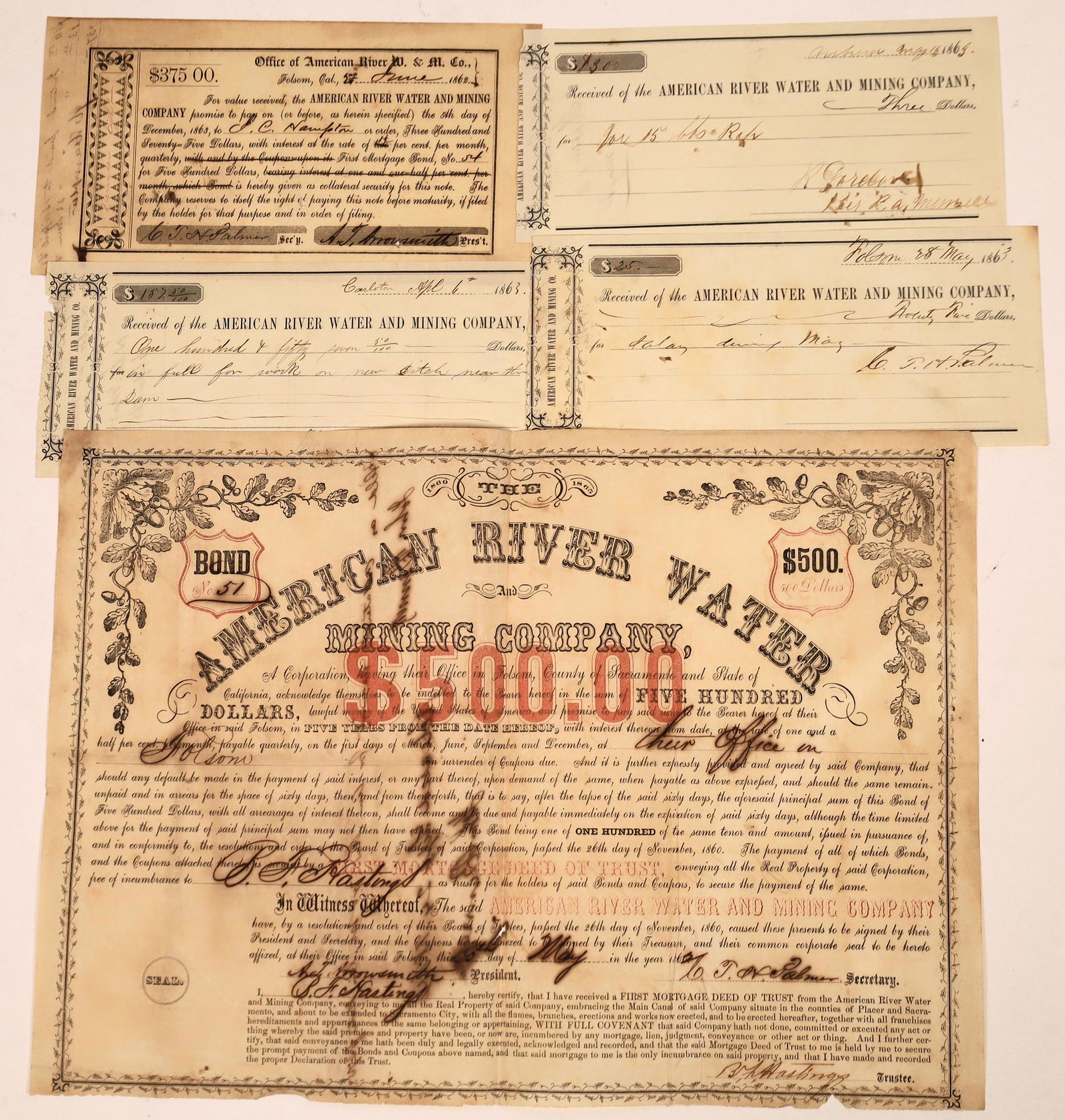 American River Water and Mining Co. Document Group (1 of 1)