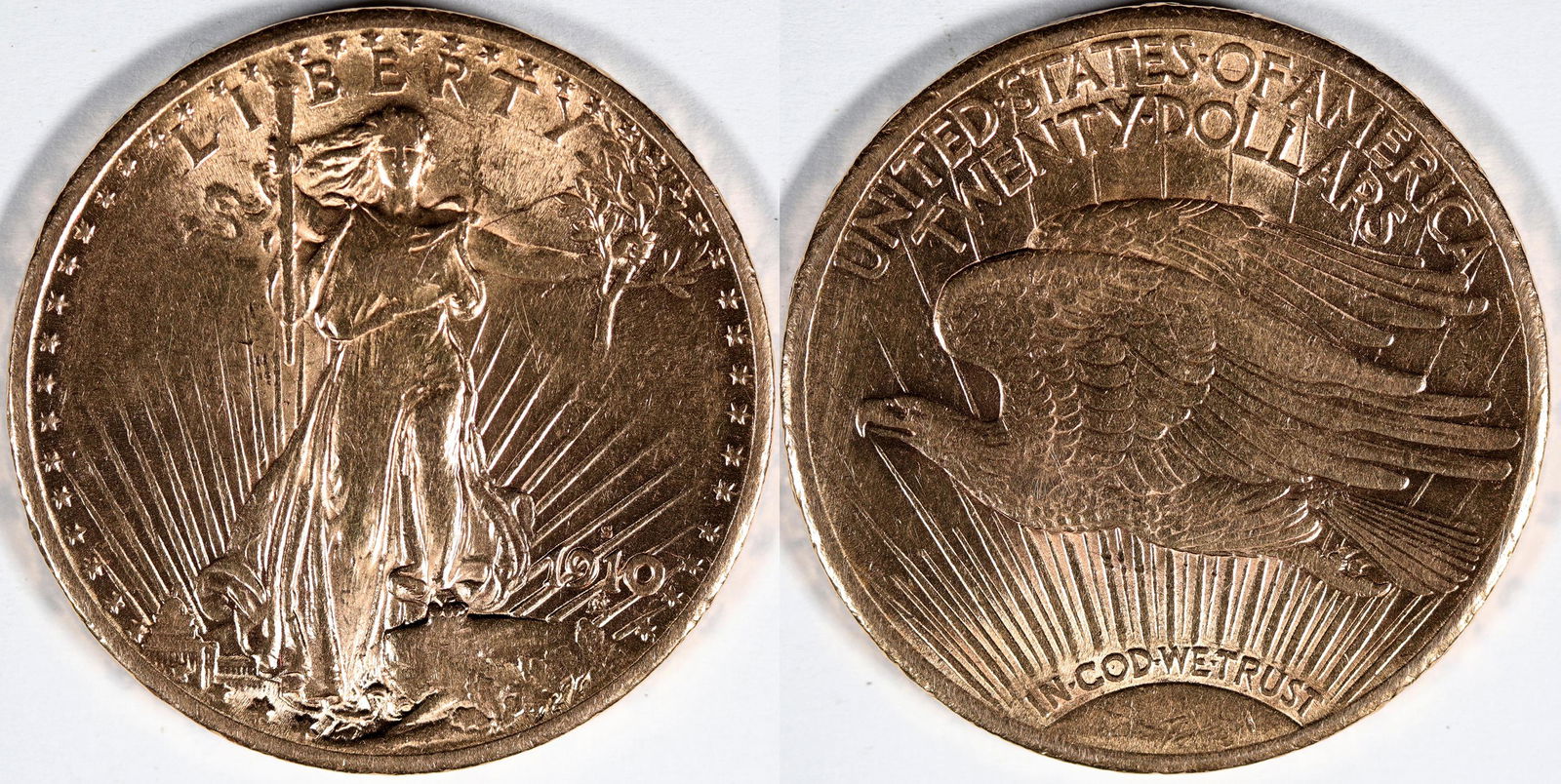 Saint Gaudens $20 U.S. Gold Piece  [136187] (1 of 1)