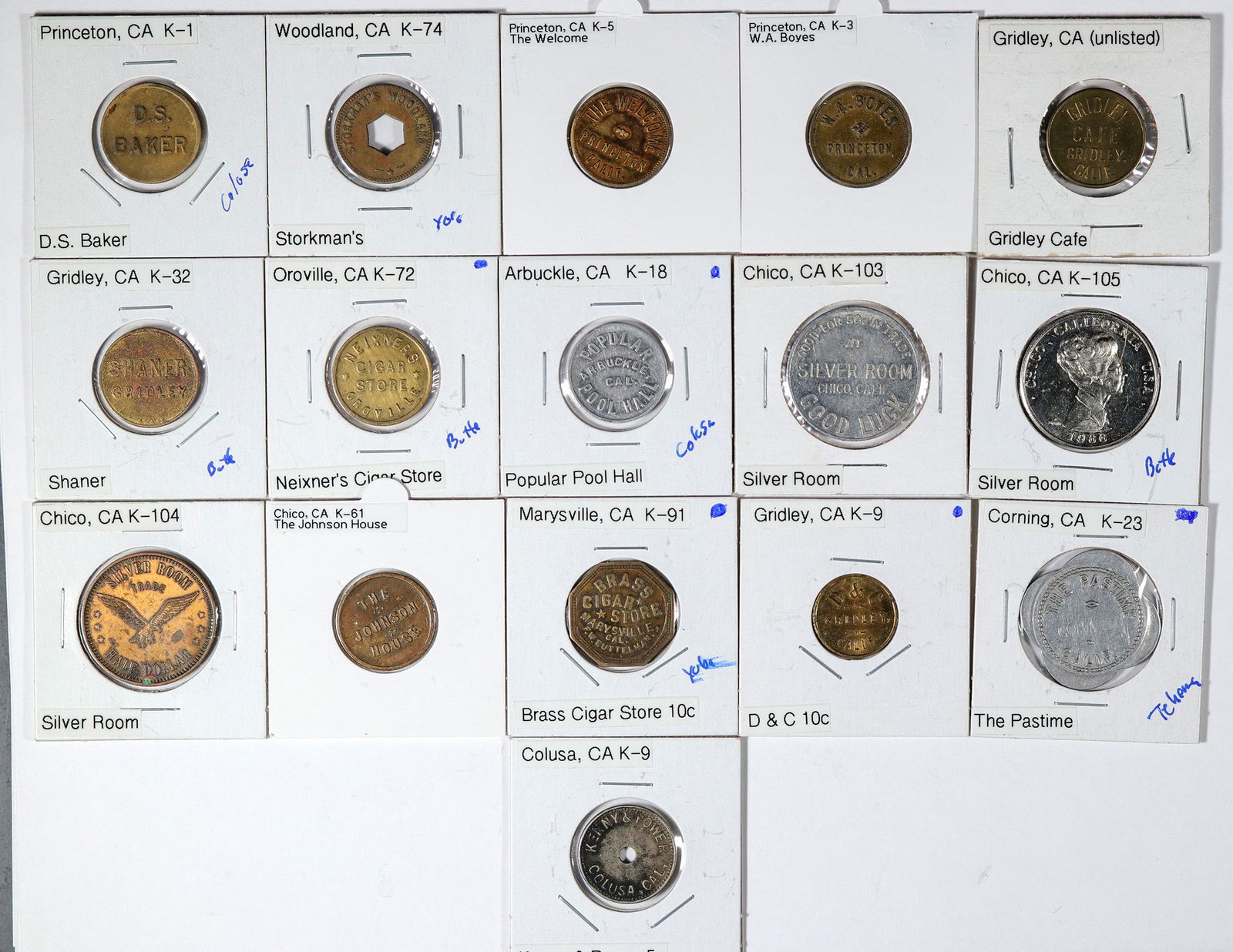 Northern California Token Collection  [136167] (1 of 2)