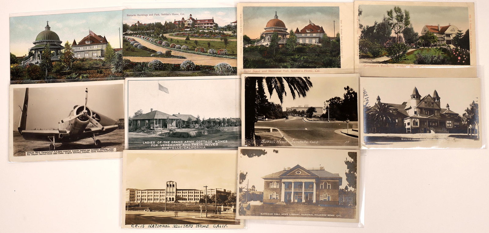 Southern California Soldiers/Veterans Homes Post Card (1 of 1)