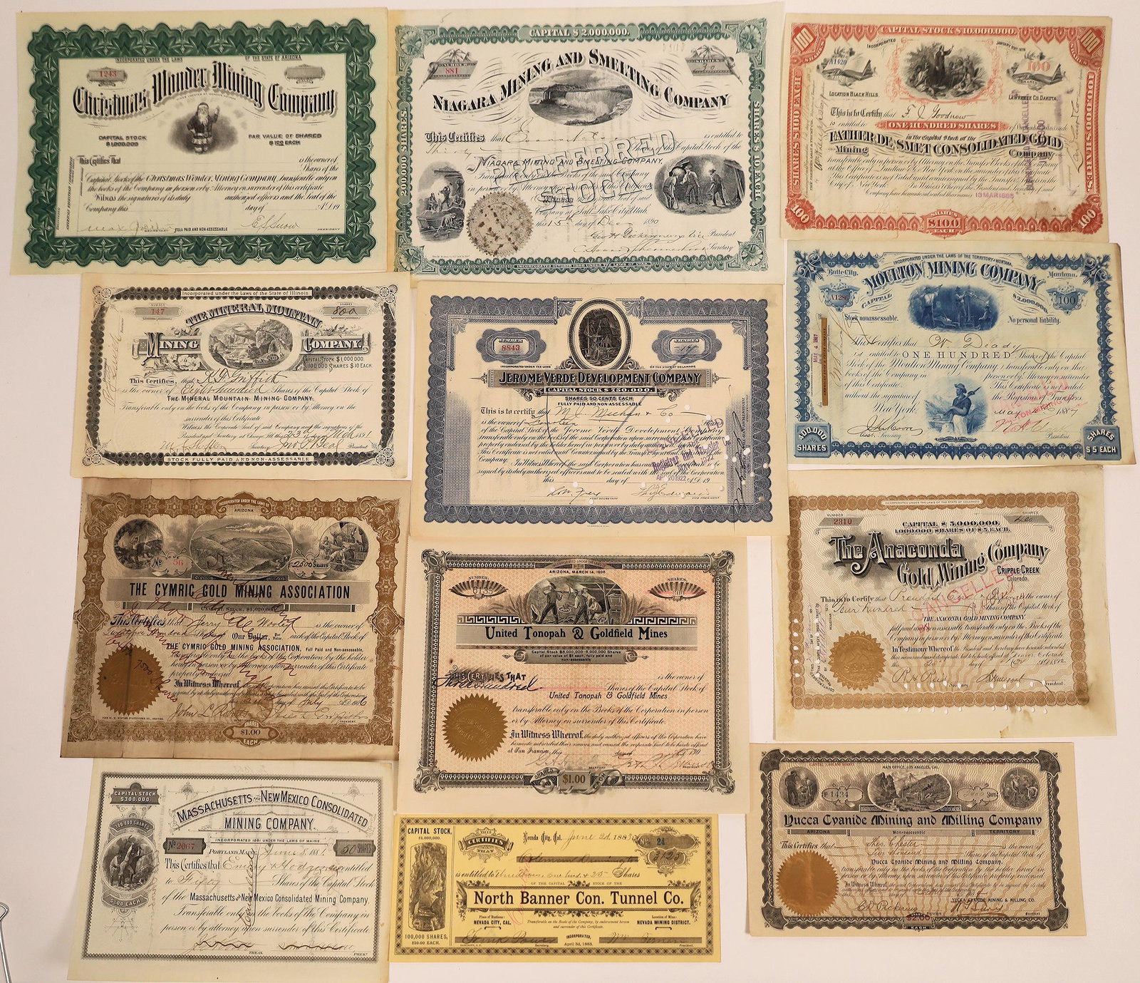 Western United States Mining Stock Certificate (1 of 1)