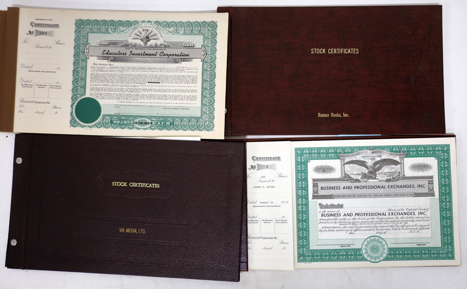 Miscellaneous Stock Certificates (151)  [139272] (1 of 1)