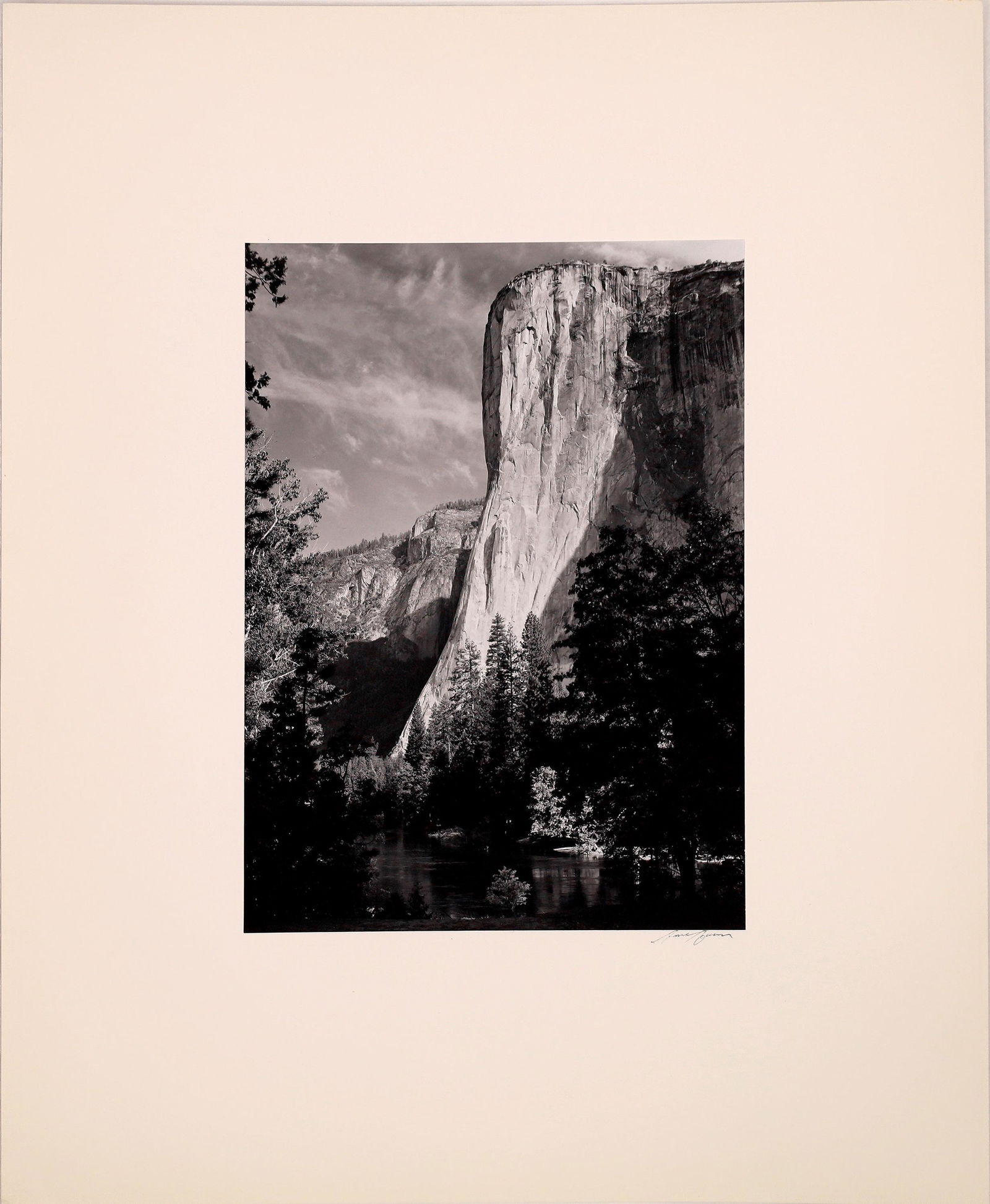 Ansel Adams Photograph, signed, El Capitan [143020] (1 of 3)