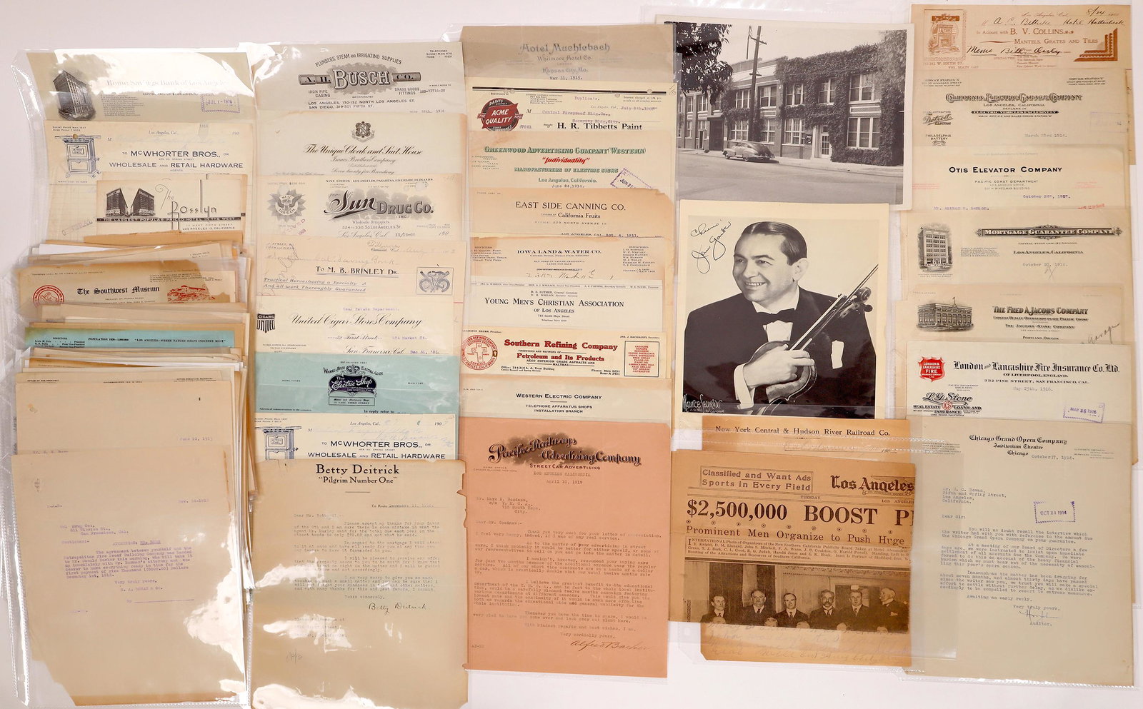 Los Angeles (CA) Letterheads/Billheads (130+)  [143259] (1 of 1)