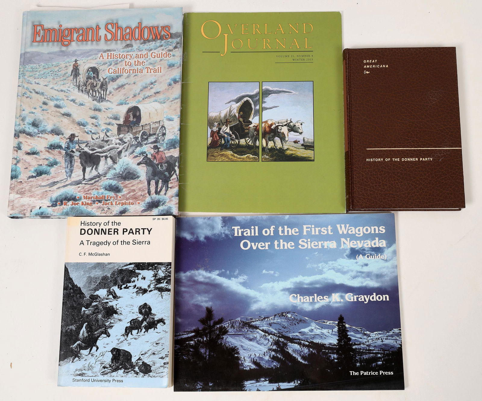 Sierra Nevada Emigrant Trails: Guides and Books (1 of 1)