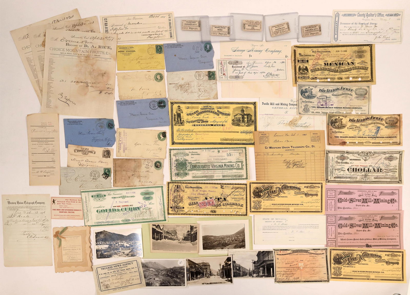 Comstock Ephemera Collection (Billheads, Stocks, (1 of 1)