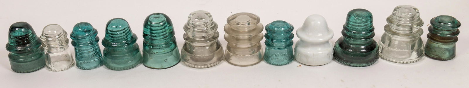 Glass Insulator Collection (12)  [142627] (1 of 1)