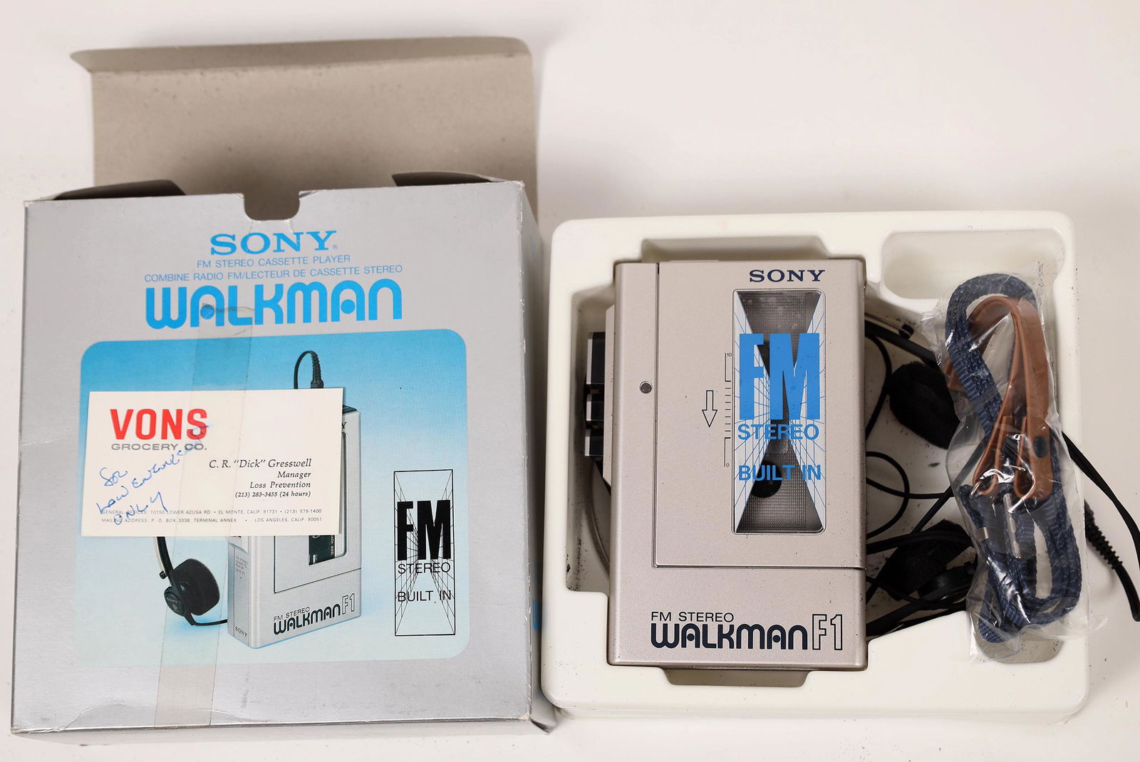 Sony Walkman model WM F-1 vintage 1982  [142340] (1 of 1)