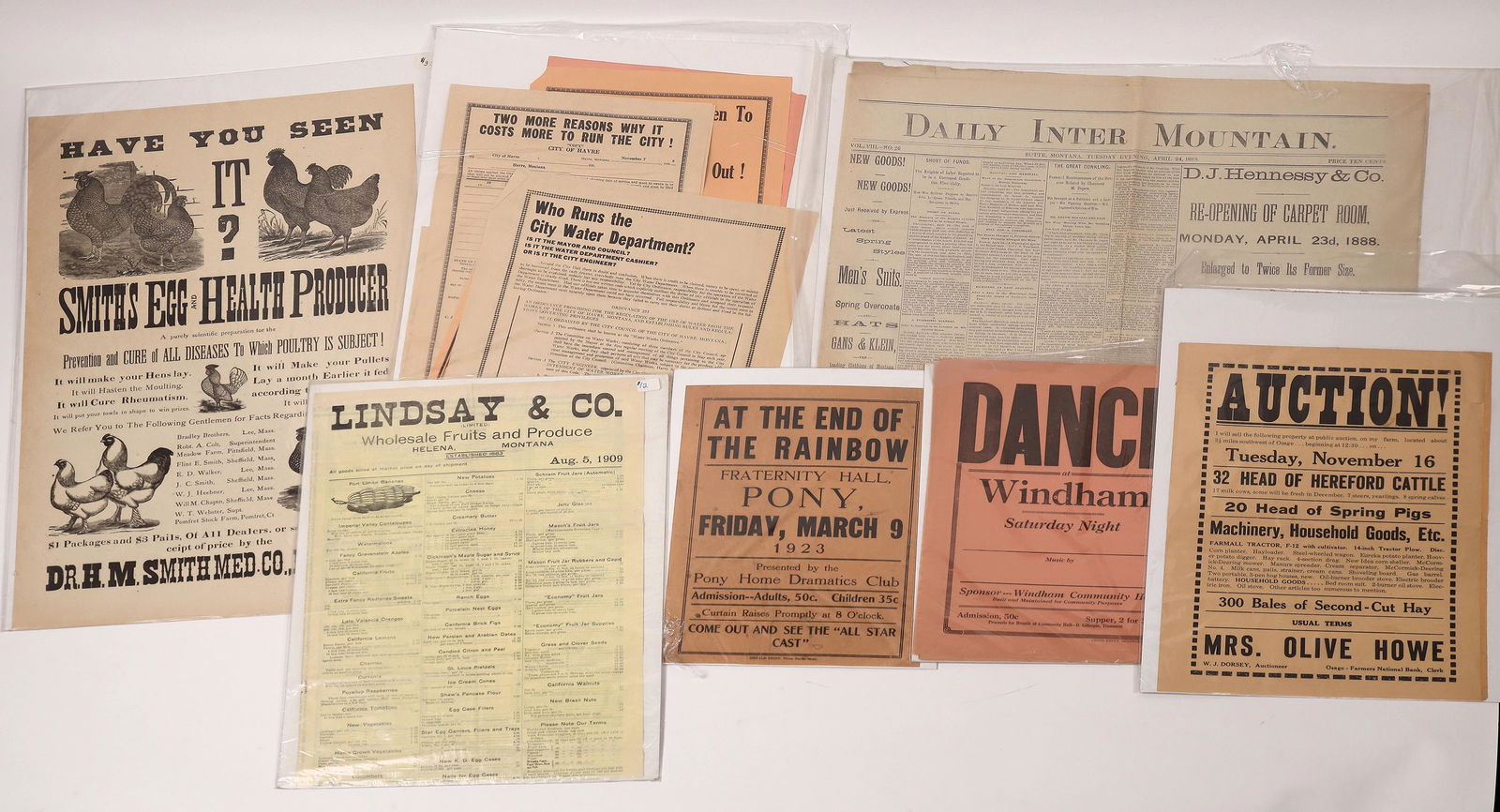 Advertising Broadsides, US (27)  [146278] (1 of 1)