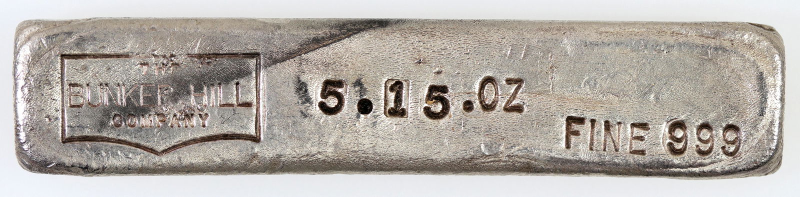 Bunker Hill Five Ounce Silver Ingot  [145992] (1 of 2)